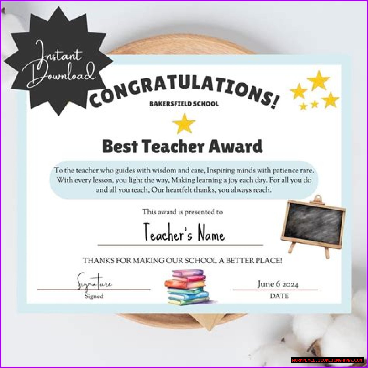 Celebrating Excellence: Congratulations For Best Teacher Award